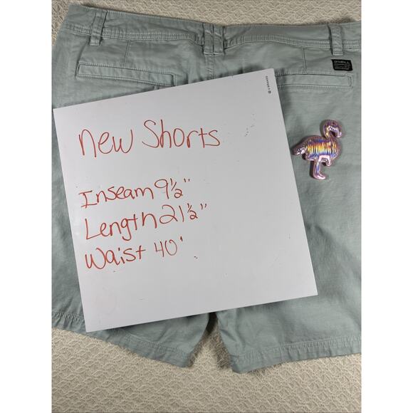 O'Neill Shorts Mens 40 Blue Gray New With Tags Performance Stretch Casual Chino - Picture 11 of 11
